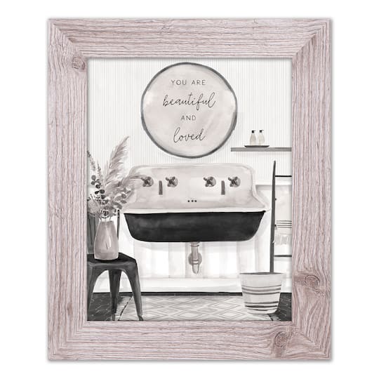 Farmhouse Sink Western Framed Print
